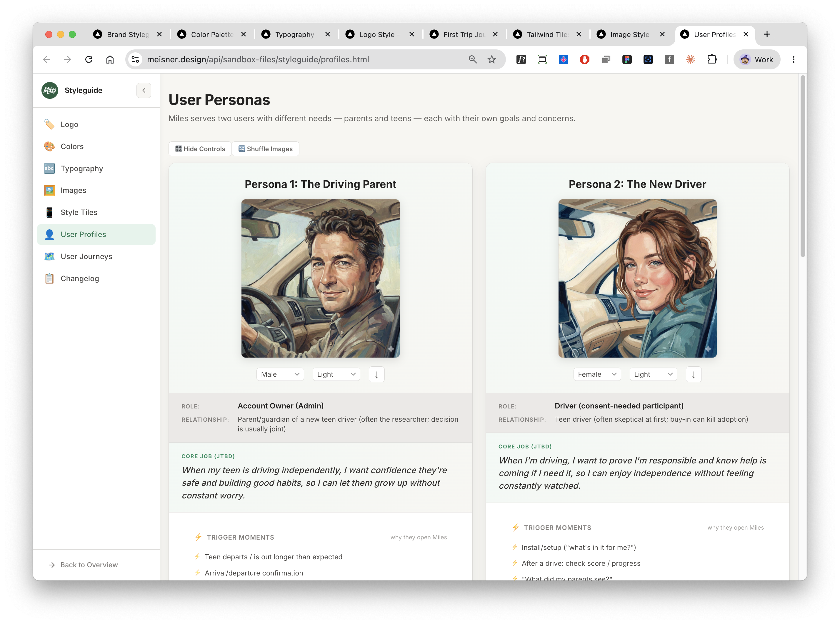 User Profiles
